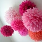 Бумажные помпоны