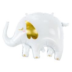 Шар Фигура Слон белый (в упаковке)