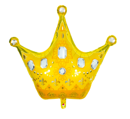 Шар Фигура Корона золотая (в упаковке)