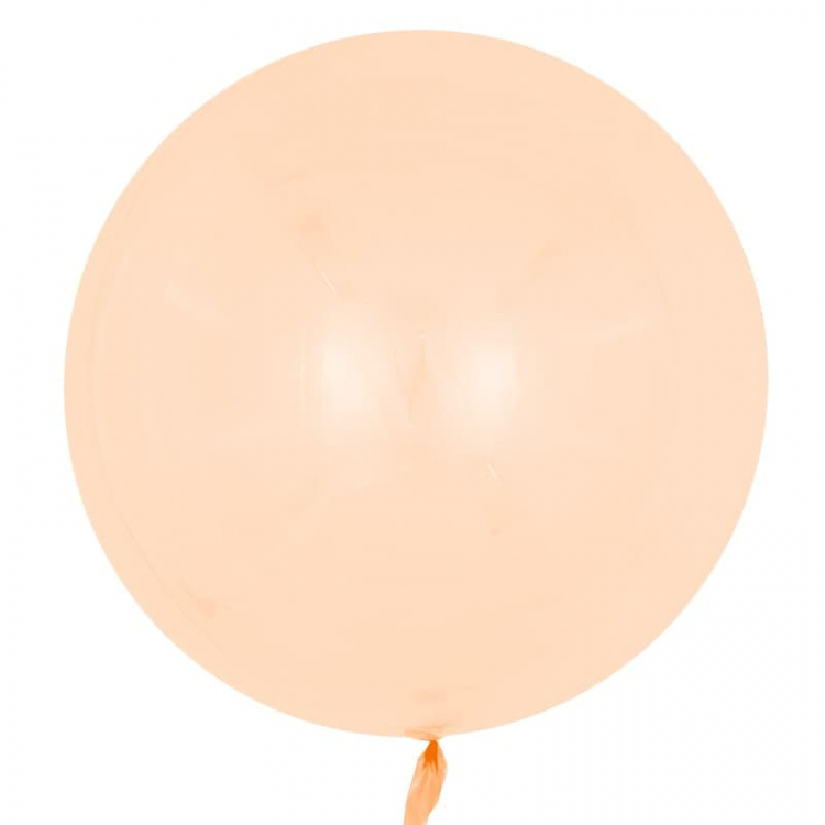 Шар Сфера 3D, Deco Bubble, Оранжевый, Кристалл (в упаковке)