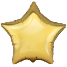 Шар Звезда, Античное Золото / Antique Gold (в упаковке)